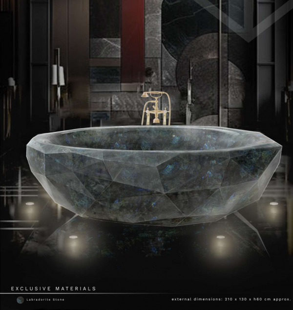 Labradorite Bathtub Extremely Rare