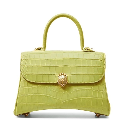 Women's Genuine Alligator Leather City Bag – Convertible Crossbody, Shoulder & Handbag by Hand-Crafted Bespoke Designer